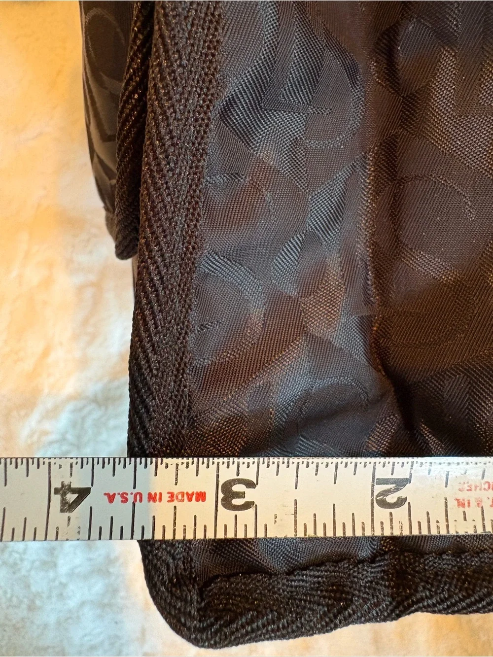 NWT Lesportsac Ryan monogram jacquard Black Nylon Crossbody Bag
